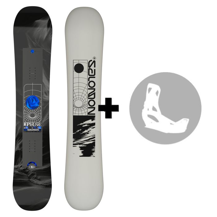 Pack Snowboard Salomon Pulse 2027 + Fixations au choix
