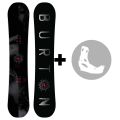 Pack Snowboard BURTON Cultivator Flat Top 2027 Dark Mist + Fixations au choix