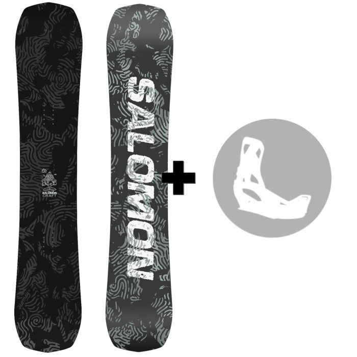 Pack Snowboard Salomon Craft 2027 + Fixations au choix Pack Snowboard Salomon Craft 2027 + Fixations au choix