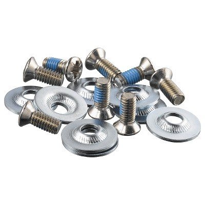 Vis De Fixation Pour Fixations Ride Snowboard - Kit De Disques De Montage (15mm, Inox, Universel)