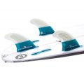 FCS II Performer PC Teal Tri Retail Ailerons Fibreglass