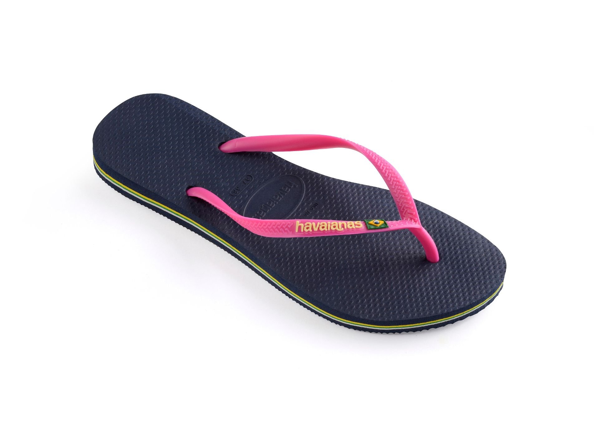 Havaianas Taglia Nuova Consiglio Infradito Havaianas Brasil - Con Bandiera Brasile - Unisex Adulti - Antiscivolo Ciabatte Bandiera Brasile Antiscivolo Unisex - 11