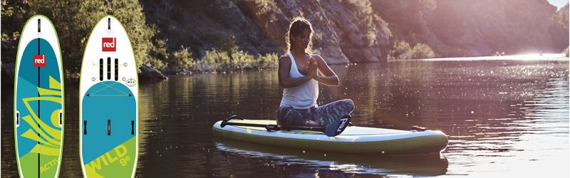 SUP yoga fitness rivière eau vive Red Paddle Co